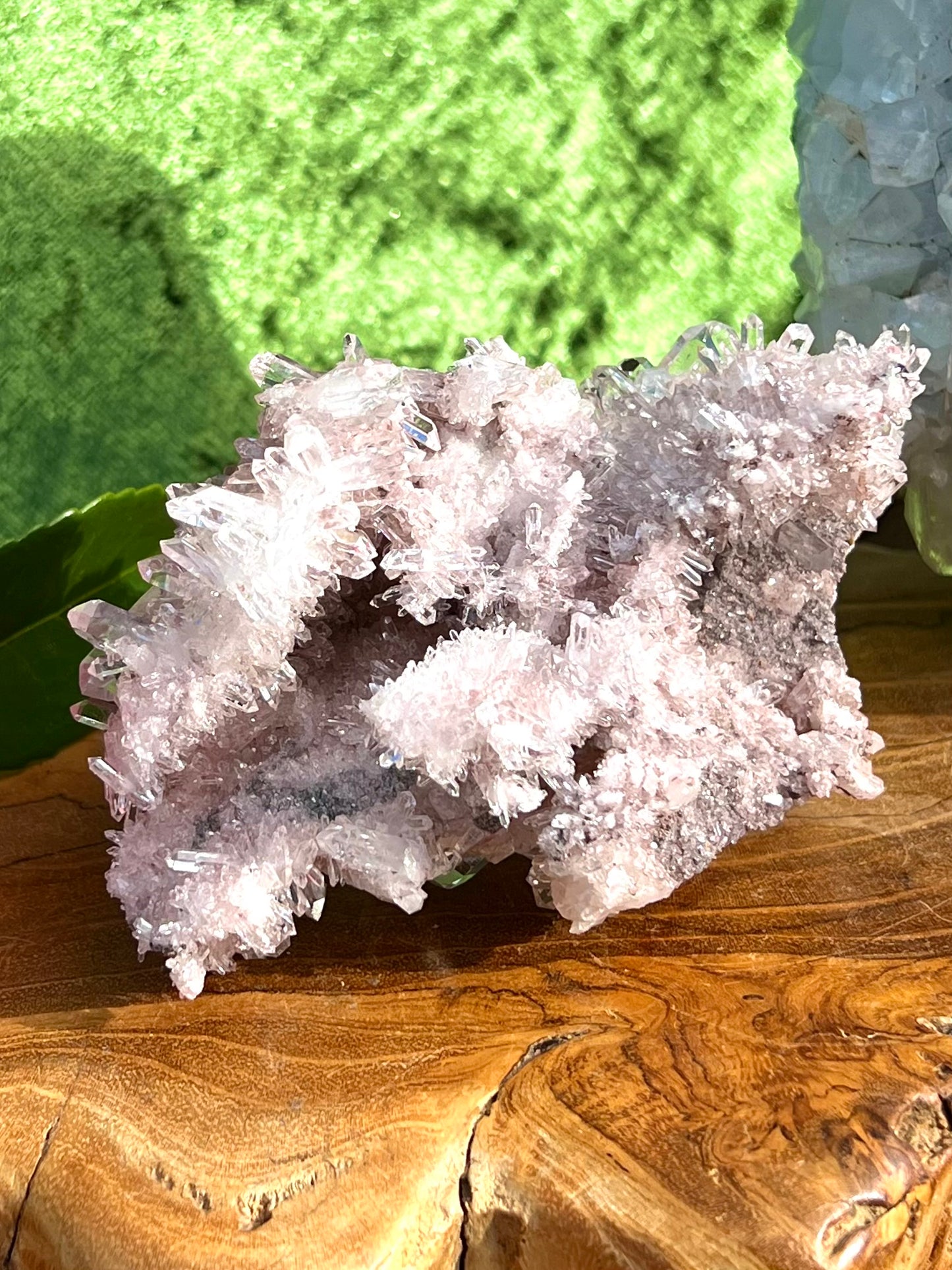 Pink Quartz Cluster