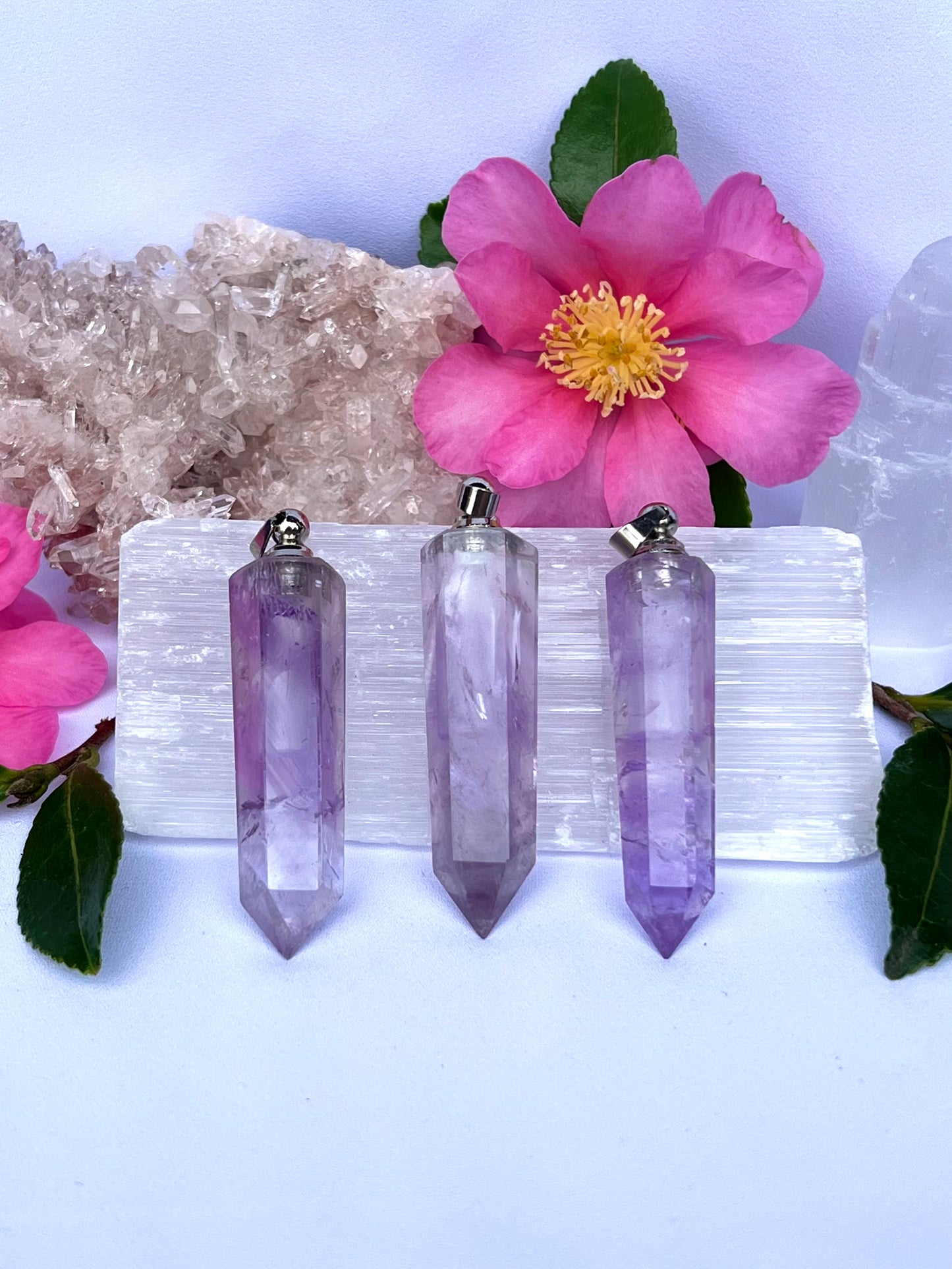 Amethyst Essential Oil Pendant